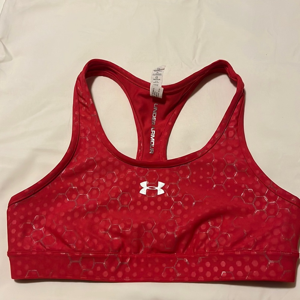 Under Armour Sports bra - Coral - size medium
